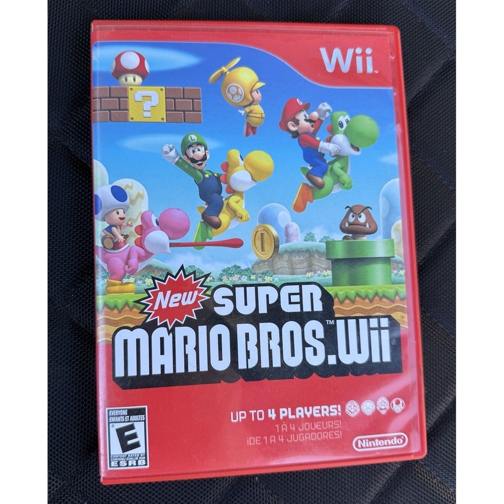 New Super Mario Bros. Wii Nintendo Wii 2009 Good Condition